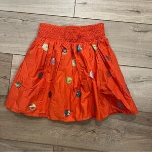 New with Tags Peek Sequin Dot Skirt in Rust Size 8